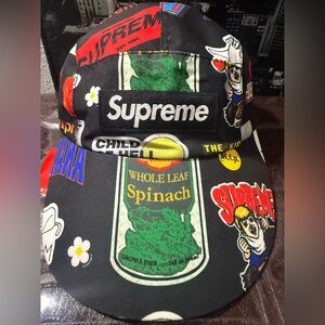 Supreme SS21 Gore-Tex Long Bill Camp Cap - S/M - Black Stickers Authentic Hat